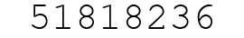 Number 51818236.