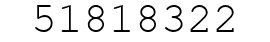 Number 51818322.