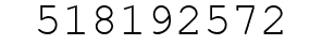 Number 518192572.