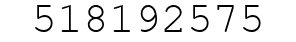 Number 518192575.