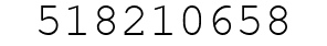 Number 518210658.