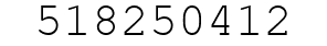 Number 518250412.