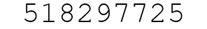 Number 518297725.