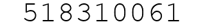 Number 518310061.