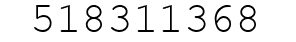 Number 518311368.