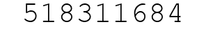 Number 518311684.
