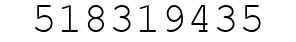 Number 518319435.