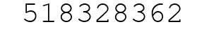 Number 518328362.