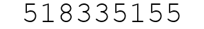 Number 518335155.