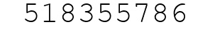 Number 518355786.