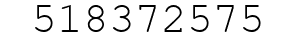 Number 518372575.