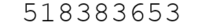 Number 518383653.