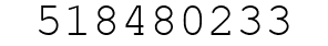 Number 518480233.