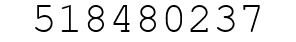 Number 518480237.