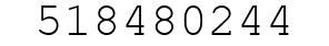 Number 518480244.