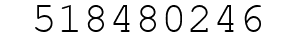 Number 518480246.