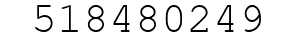 Number 518480249.