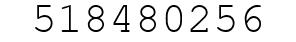 Number 518480256.