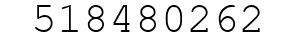 Number 518480262.