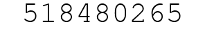 Number 518480265.