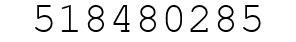 Number 518480285.