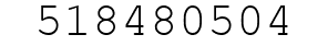 Number 518480504.