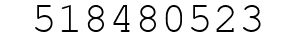 Number 518480523.