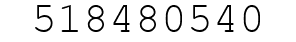Number 518480540.