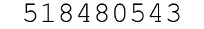 Number 518480543.