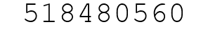 Number 518480560.