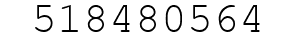 Number 518480564.