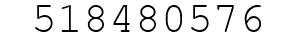 Number 518480576.