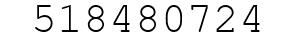 Number 518480724.