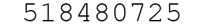 Number 518480725.