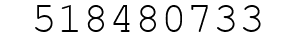 Number 518480733.