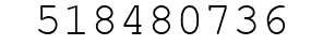 Number 518480736.