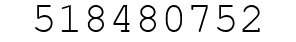 Number 518480752.