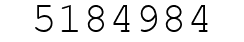 Number 5184984.