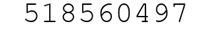 Number 518560497.