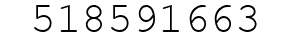 Number 518591663.
