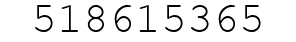 Number 518615365.