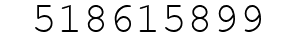 Number 518615899.