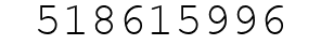 Number 518615996.