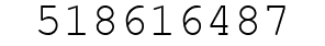 Number 518616487.