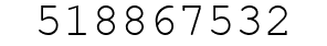 Number 518867532.