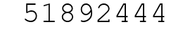 Number 51892444.