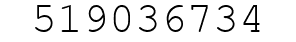 Number 519036734.