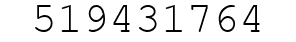 Number 519431764.