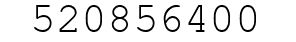 Number 520856400.