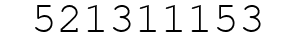 Number 521311153.